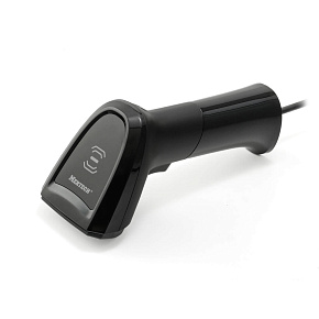 Проводной сканер штрих-кода MERTECH NS031 Ai 2Core P2D USB, USB эмуляция RS232 черный, 3м кабель картинка от магазина Кассоптторг