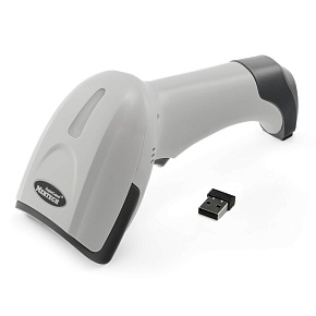 Беспроводной сканер штрих-кода MERTECH CL-2320 HR BLE SPP Dongle P2D USB white картинка от магазина Кассоптторг