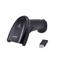 Беспроводной сканер штрих-кода MERTECH CL-2210 BLE Dongle P2D USB full black с зарядно-коммуникационной подставкой картинка от магазина Кассоптторг